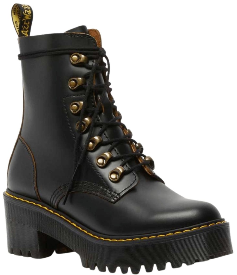 Shoes Dr. Martens Flat Booties | Leona Black