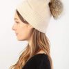 Accessories Look By M Hats | Basic Ribbed Pompom Hat