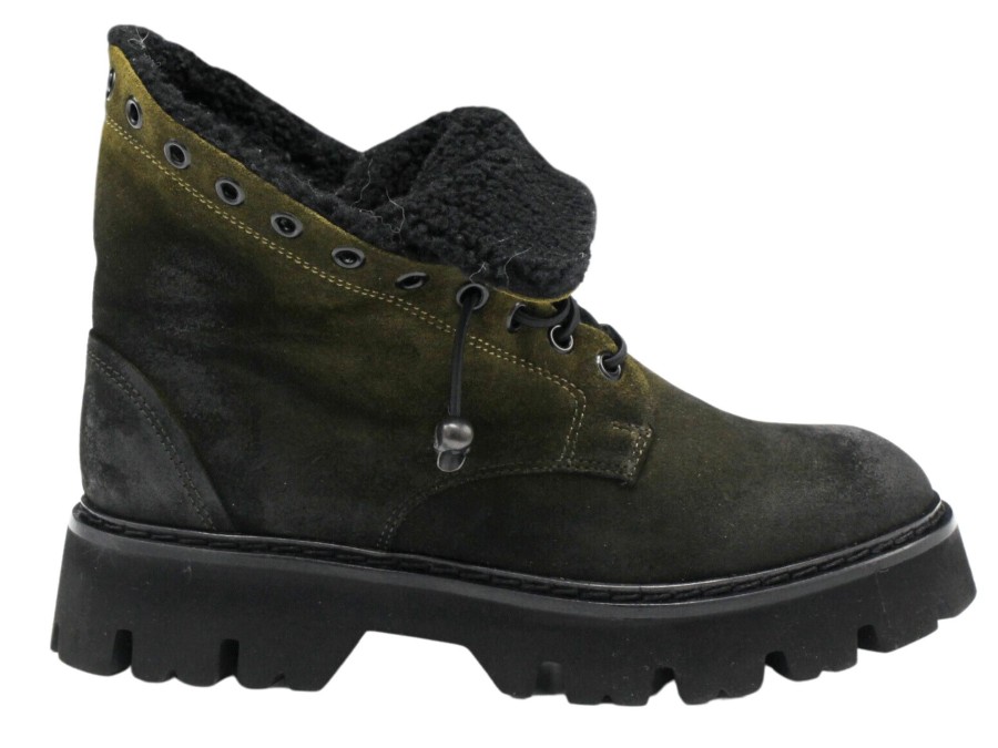 Shoes Gianluca Tombolini Casual Booties | 7719M Olive/Black