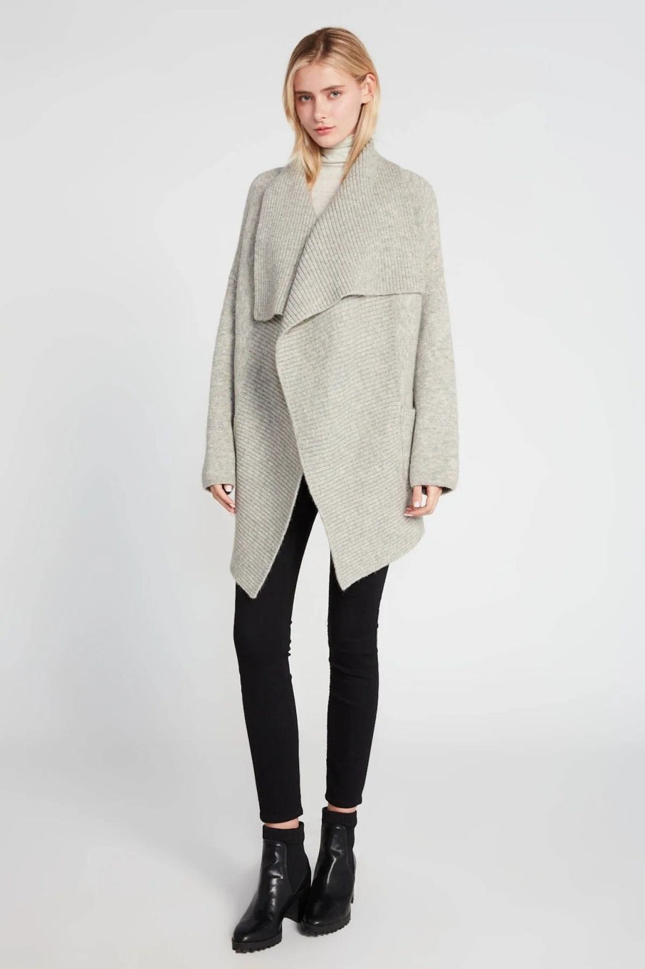 Accessories Look By M Outerwear | Waterfall Double Sided Cardigan