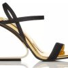 Shoes Jeffrey Campbell Evening | Geometric Sandal Black Suede