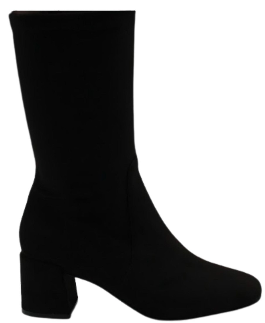 Shoes Axel Heeled Booties | Sonny Black Suede