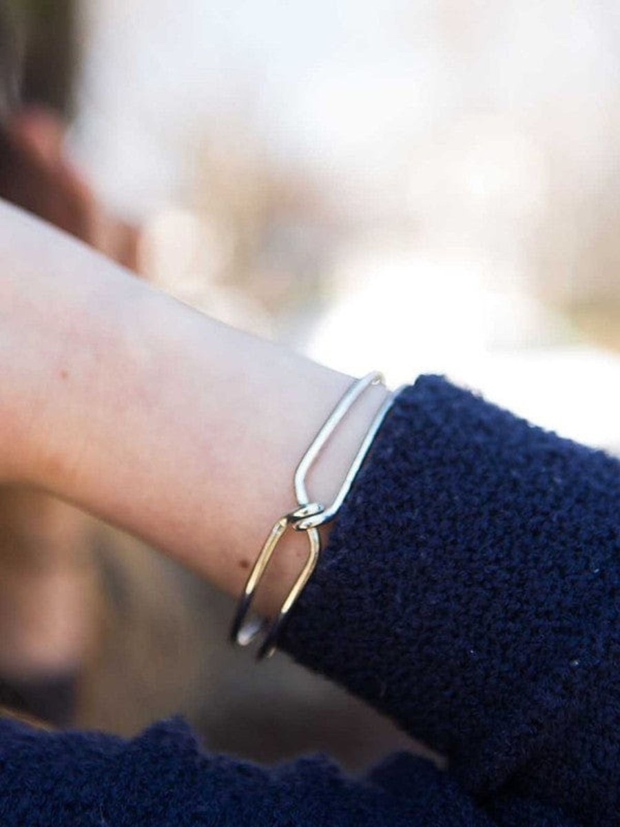 Accessories Fair Anita Bracelets | Knotted Cuff Silver