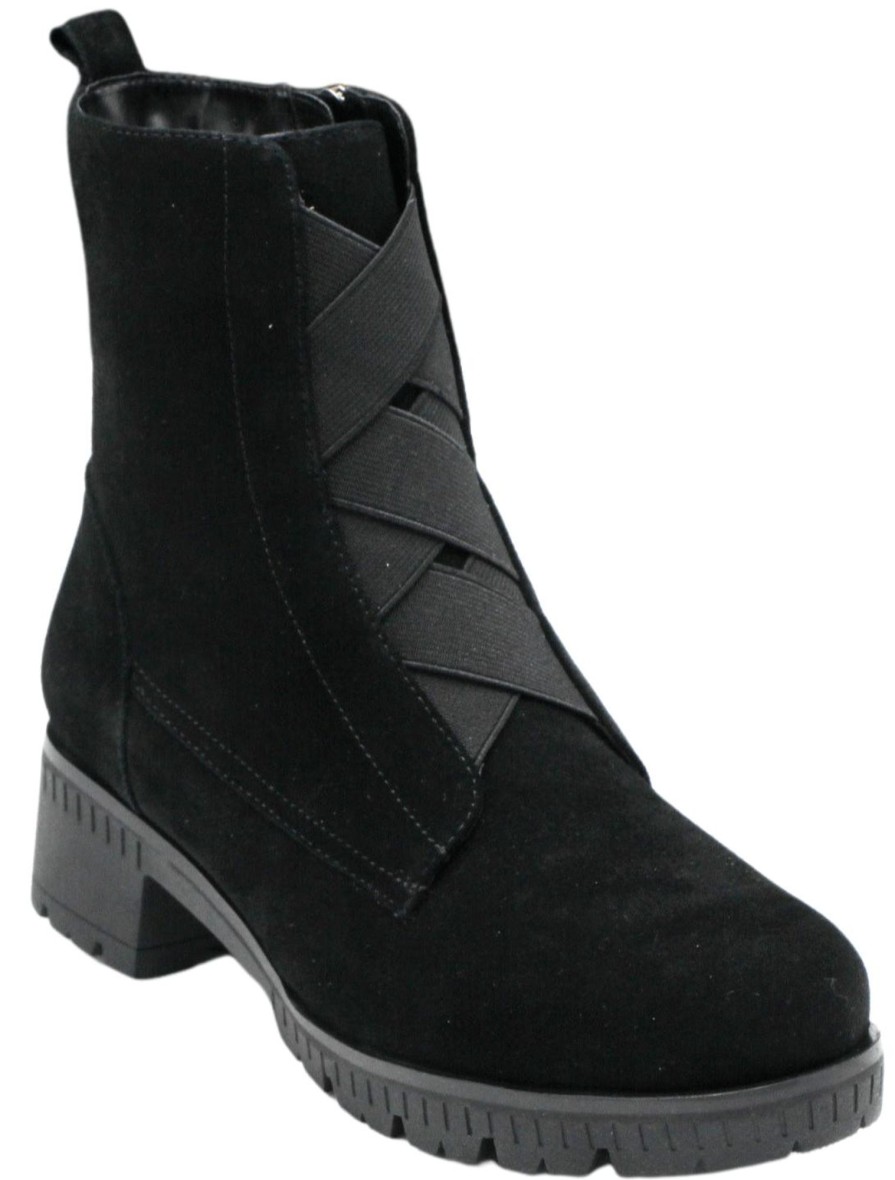 Shoes Valdini Flat Booties | Ilana Black