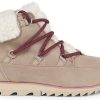 Shoes Sorel Flat Booties | Harlow Lace Cozy Omega Taupe