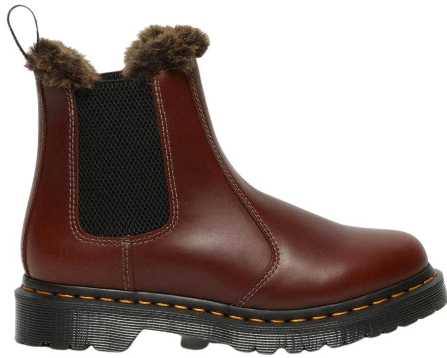 Shoes Dr. Martens Flat Booties | 2976 Leonore Faux Fur Lined Chelsea