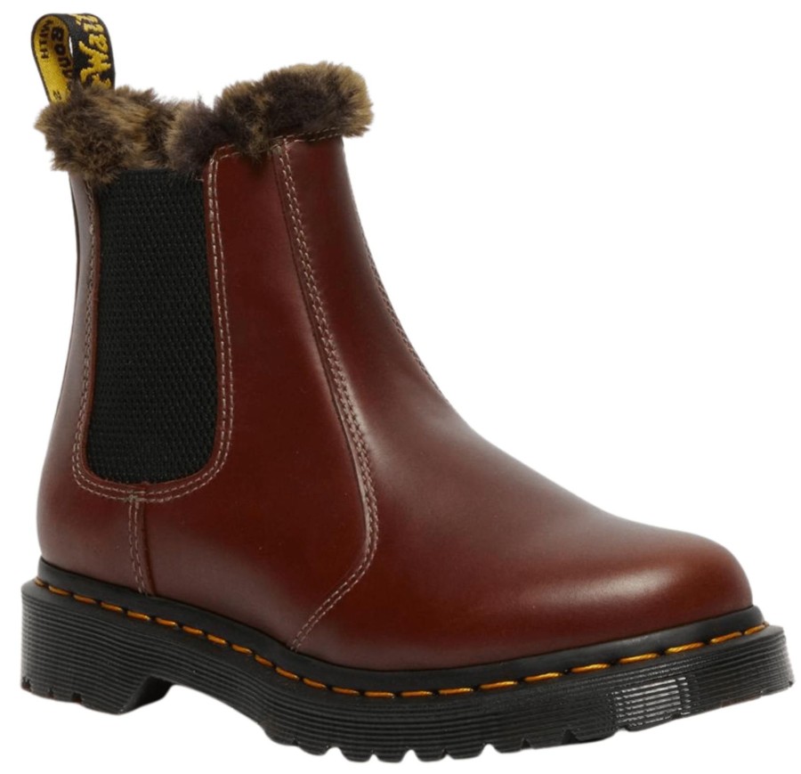 Shoes Dr. Martens Flat Booties | 2976 Leonore Faux Fur Lined Chelsea