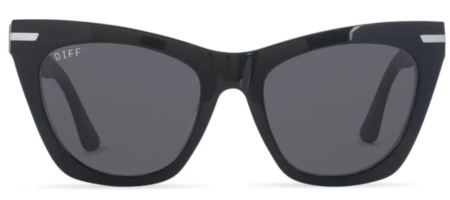 Accessories Diff Eyewear Sunglasses | Alyssa Black/Grey