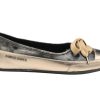 Shoes Candice Cooper Flats | Candy Bow Bronze Gold