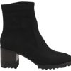 Shoes Santorini Heeled Booties | Hazel Black Suede