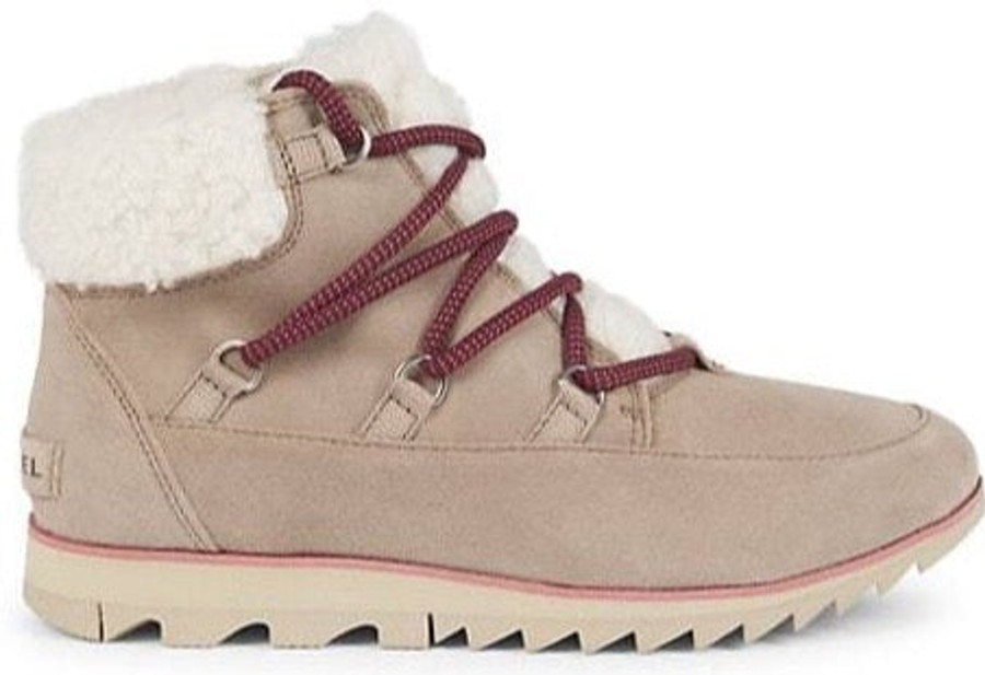 Shoes Sorel Casual Booties | Harlow Lace Cozy Omega Taupe