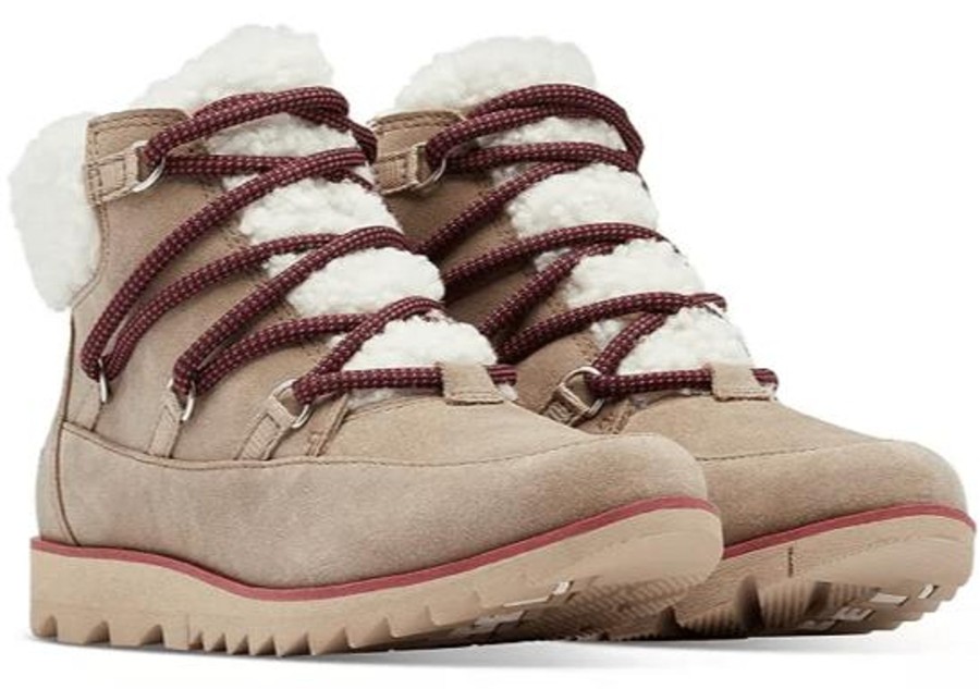 Shoes Sorel Casual Booties | Harlow Lace Cozy Omega Taupe