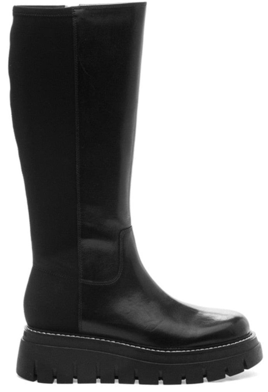 Shoes JSlides Flat Boots | Tyrone Black