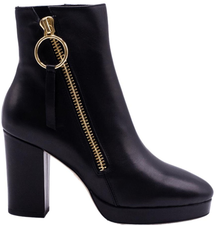 Shoes Lola Cruz Heeled Booties | Maxima Black