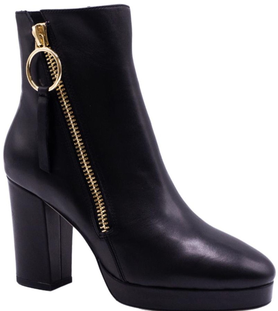 Shoes Lola Cruz Heeled Booties | Maxima Black