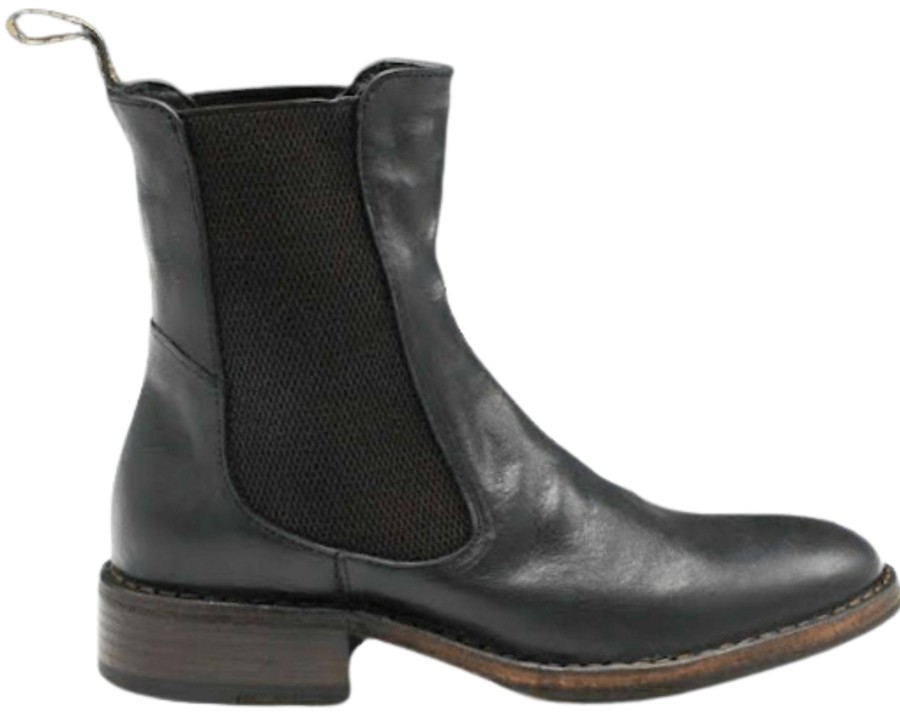 Shoes Fiorentini + Baker Flat Booties | Aisla Black