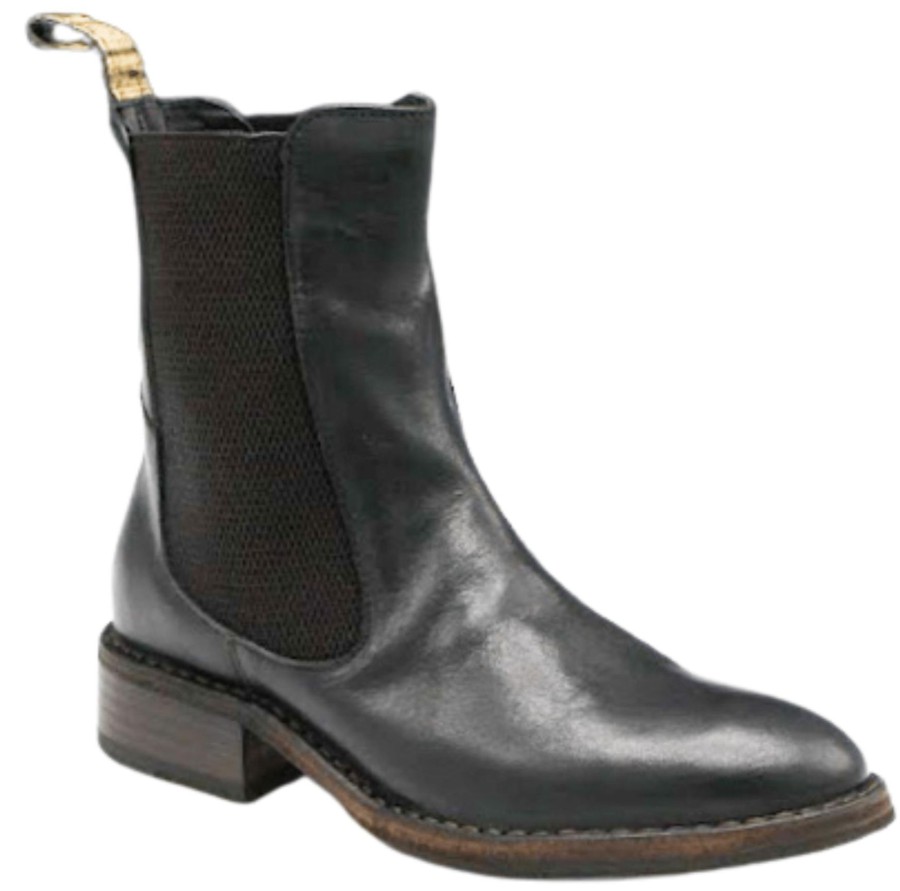 Shoes Fiorentini + Baker Flat Booties | Aisla Black