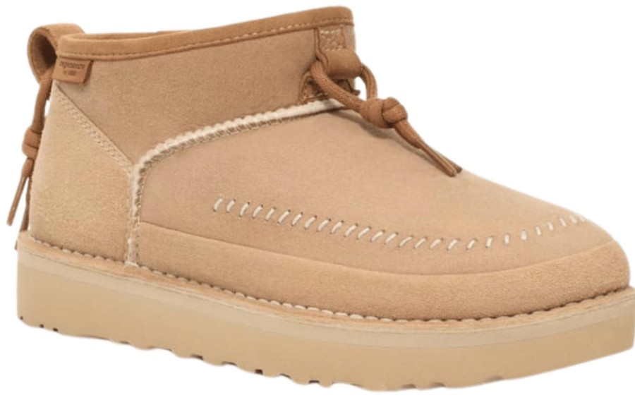 Shoes Ugg Flat Booties | Ultra Mini Crafted Regenerate Sand