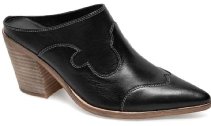 Shoes Silent D Heeled Booties | Mopat Black