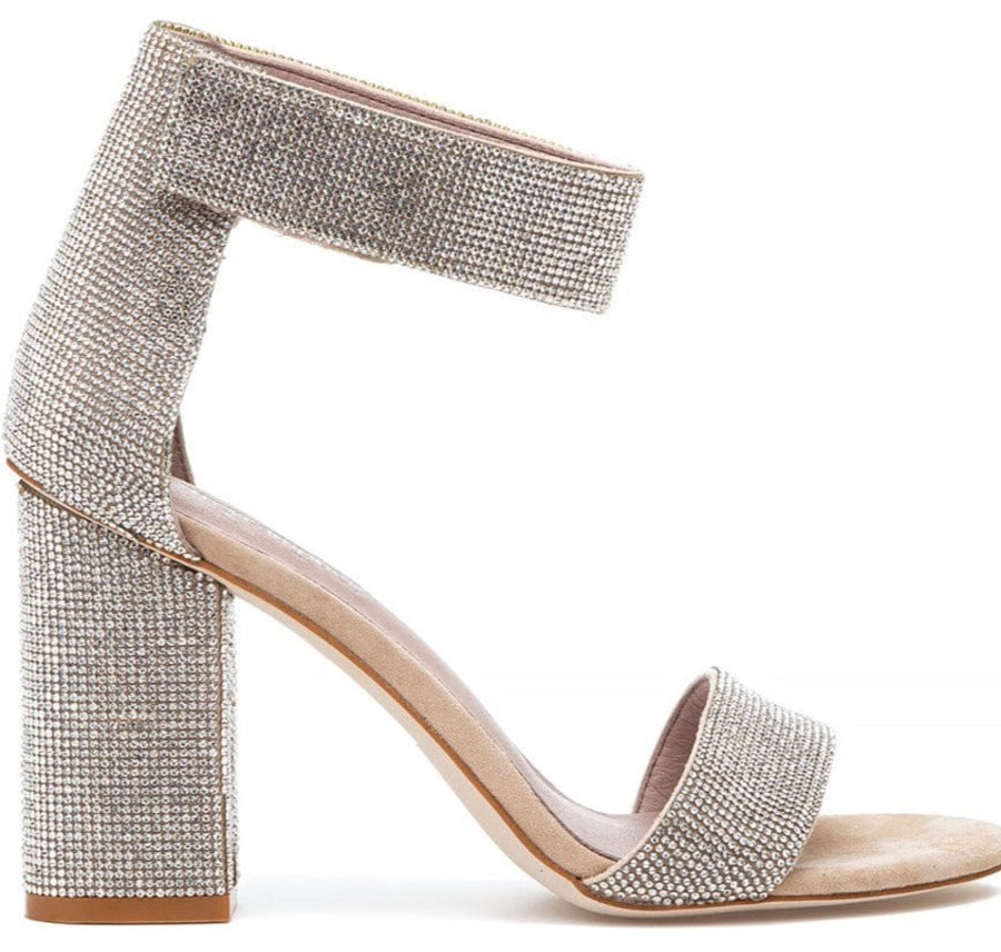 Shoes Jeffrey Campbell Evening | Kassidy Nude Suede Champagne