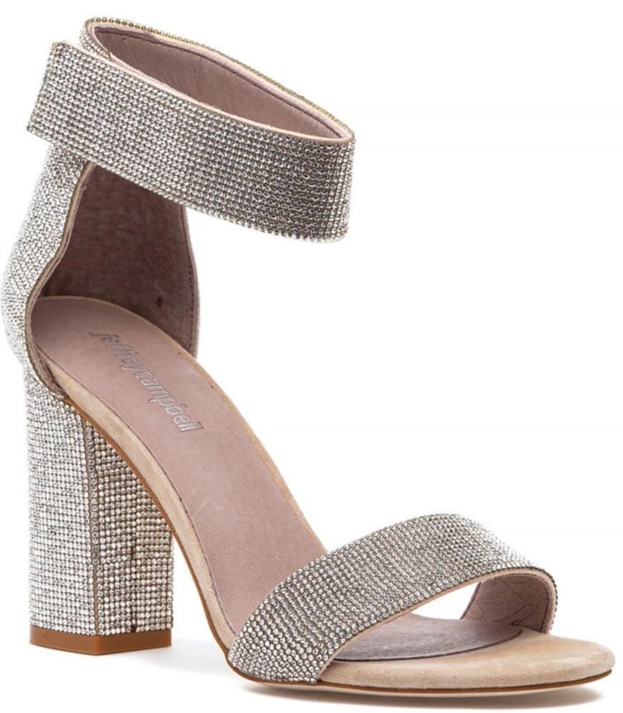 Shoes Jeffrey Campbell Evening | Kassidy Nude Suede Champagne