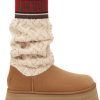 Shoes Ugg Casual Boots | Women'S Classic Sweater Letter Chestnut