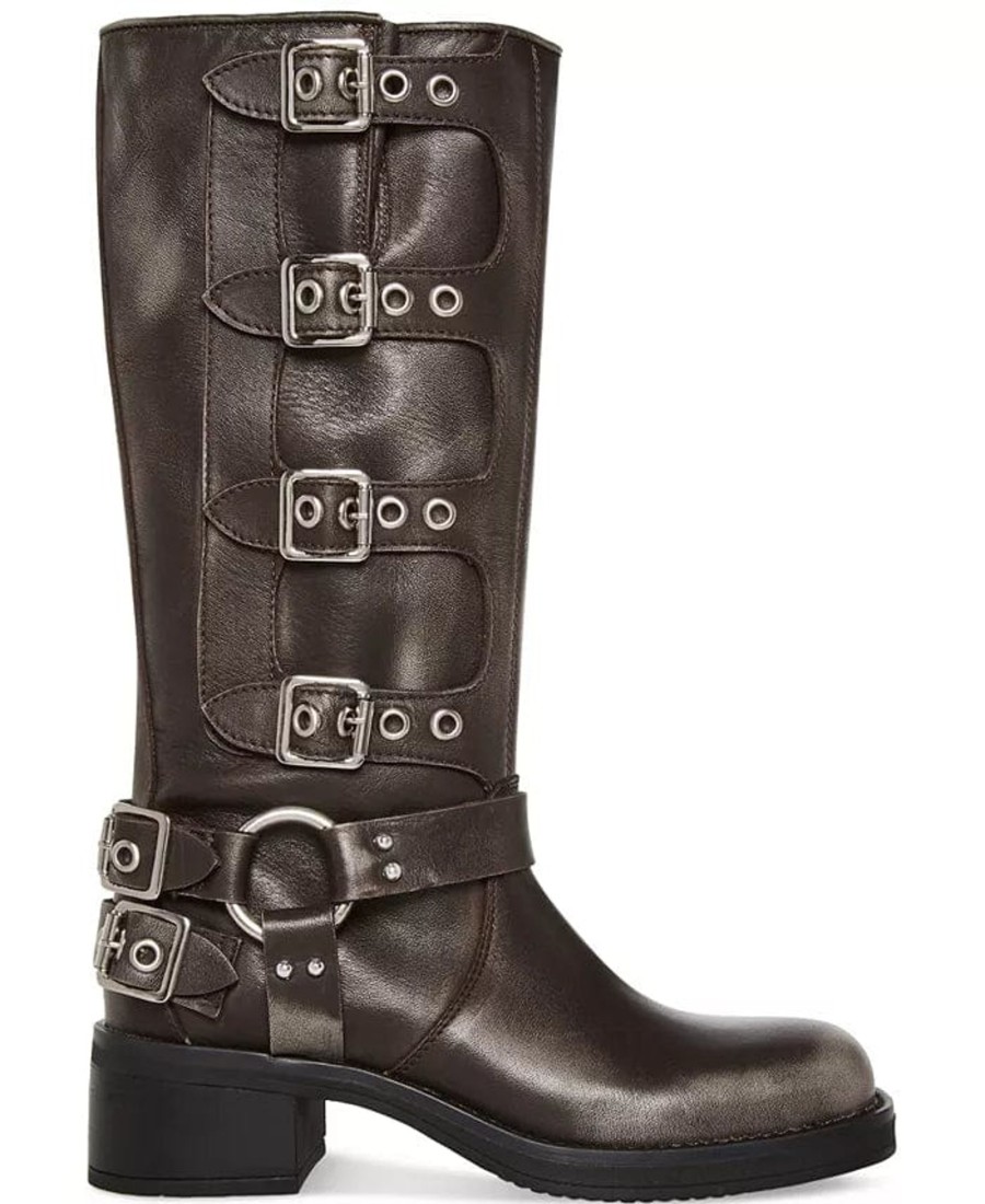 Shoes Steve Madden Heeled Boots | Brocks Black Distressed