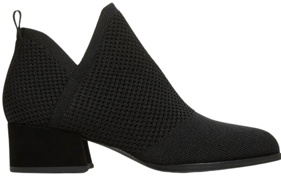 Shoes Eileen Fisher Heeled Booties | Clever Black