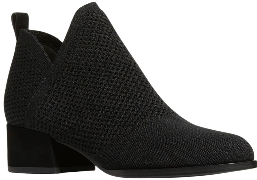 Shoes Eileen Fisher Heeled Booties | Clever Black