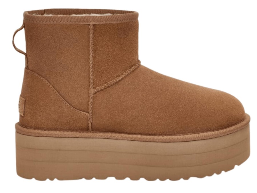 Shoes Ugg Casual Booties | Women'S Classic Mini Platform Chestnut