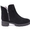 Shoes Valdini Waterproof/Weather Resistant | Valdini: Ivory Women'S Boots | Shoe-Inn Black Suede