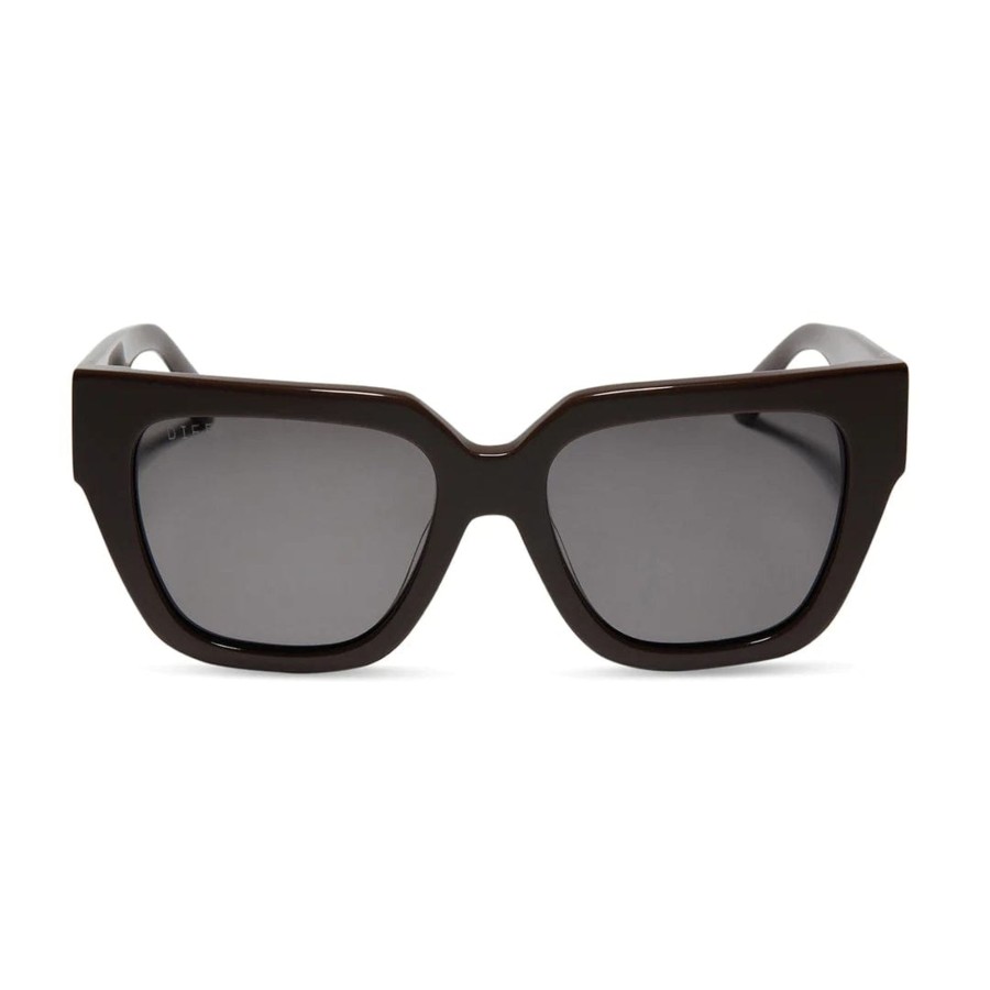 Accessories Diff Eyewear Sunglasses | Remi Ii Truffle Grey