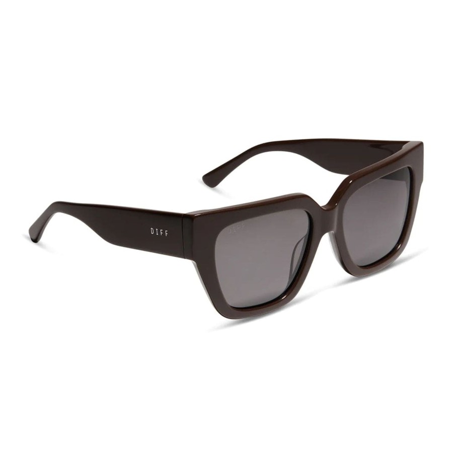 Accessories Diff Eyewear Sunglasses | Remi Ii Truffle Grey