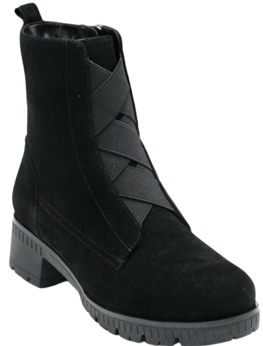 Shoes Valdini Heeled Booties | Ilana Black