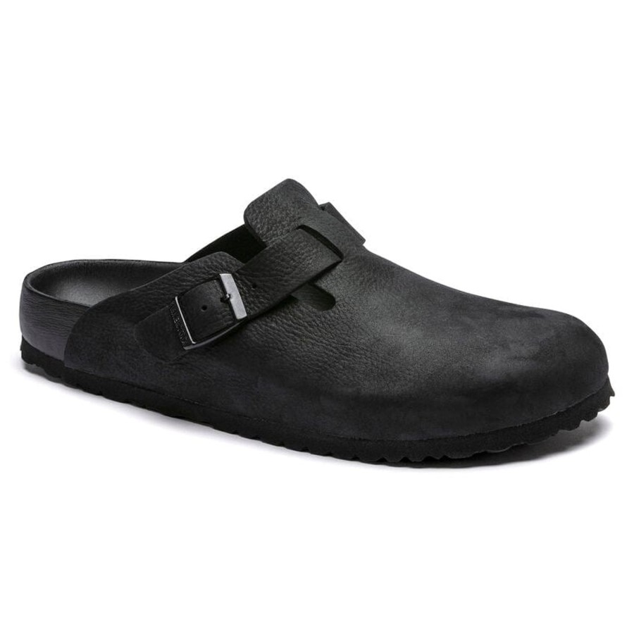 Shoes Birkenstock Clogs | Boston Leather Black