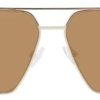 Accessories East x East Sunglasses | Florio Gold/Brown